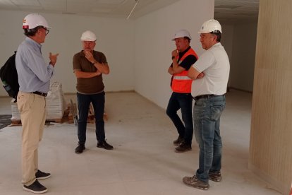 Reunión técnica con el equipo encargado de las obras de rehabilitación de los antiguos juzgados