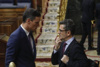 Pedro Sánchez y Félix Bolaños