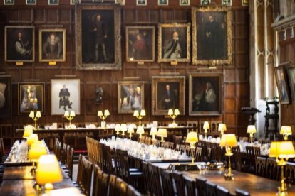 La mayoría de las escenas de Harry Potter se grabaron en la Biblioteca Bodleian de la Universidad de Oxford.