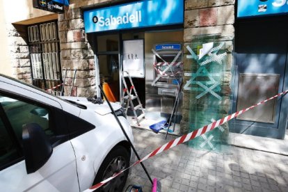 Nueva madrugada de incidentes en el barrio de Gracia, en Barcelona