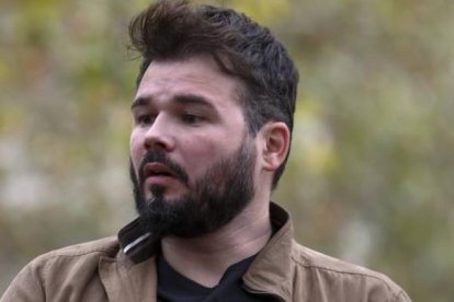 Rufián ha reaccionado burlándose de Mariano Rajoy.