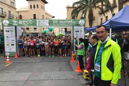 El alcalde Carlos González participó en la prueba.