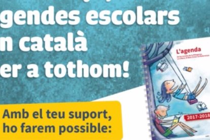 Una agenda escolar incluye Alicante en els Països Catalans