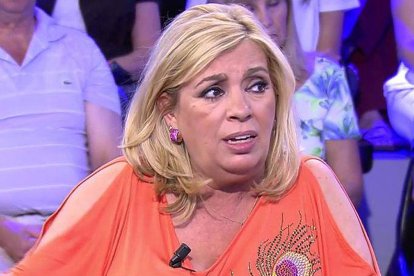 Carmen Borrego juega al despiste sobre su hermana.