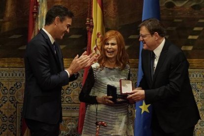 Puig, Carmen Alborch y Ximo Puig.