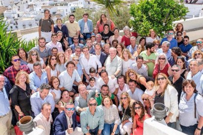 Pablo Casado este lunes en Vejer.