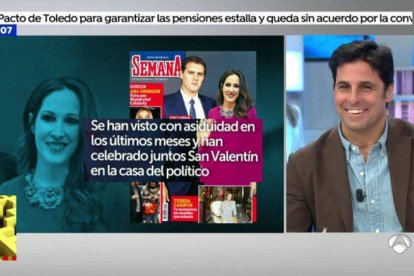 Susana Griso augura lo que le espera a Albert Rivera con Malú y bulle Antena 3