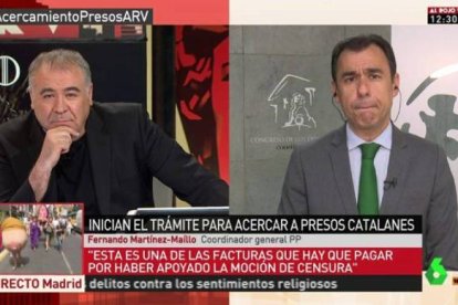 Maíllo, en una reciente entrevista en La Sexta