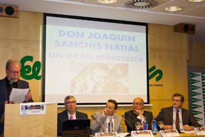 Presentación del premio Periodista Joaquín Sanchis Nadal