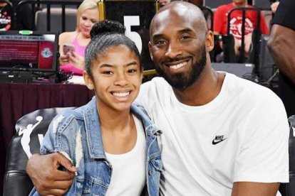 Kobe Bryant y su hija Gianna.