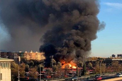 Se queman 16 autobuses y Ribó alega que eran de 