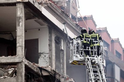 El edificio siniestrado, en la madrileña calle de Toledo 98.