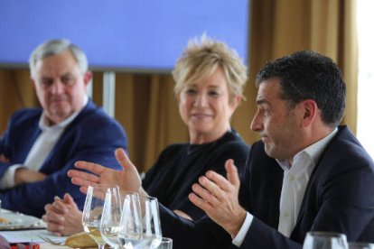 Antonio Martín Beaumont, Inés Ballester y Alfred Costa.