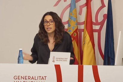 La vicepresidenta y portavoz del Consell, Aitana Mas