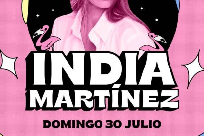 Cartel India Martínez 'Brilla Torrevieja'