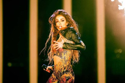 Eleni Foureira se quedó a las puertas de la victoria.