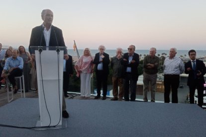 Francisco Camps en su homenaje