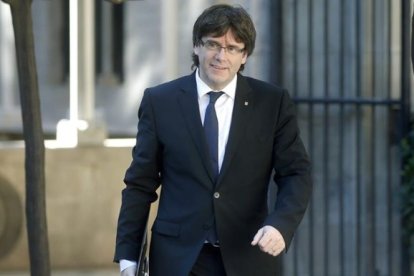 El presidente de la Generalitat, Carles Puigdemont