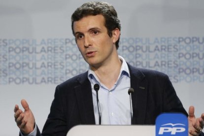 Pablo Casado, vicesecretario de Comunicación del PP.