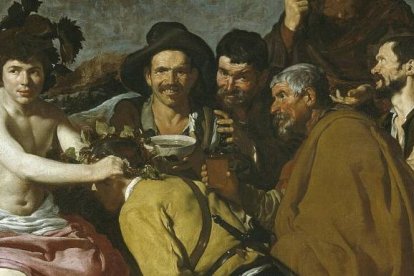 Detalle del Triunfo de Baco o Los Borrachos, Diego Velázquez