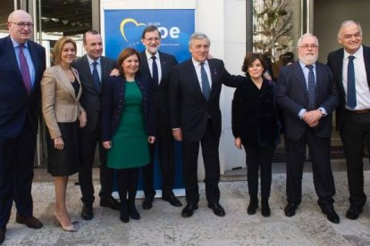 Foto de familia en las jornadas del PPE en Valencia