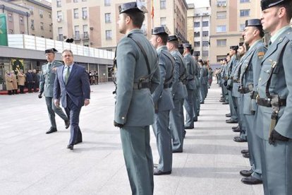 El ministro Zoido durante un acto de la Guardia Civil.