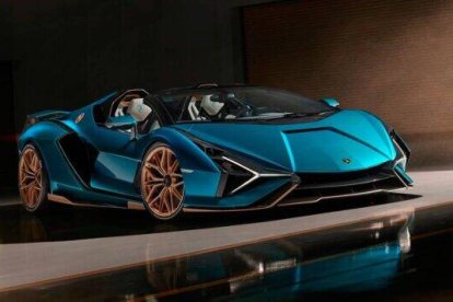 Lamborghini Sian Roadster con piezas impresas en 3D