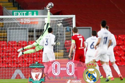 Liverpool 0 – 0 Real Madrid: Una velita a San Courtois