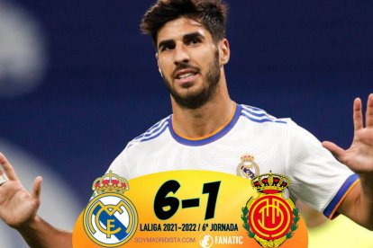 Real Madrid 6 – 1 Mallorca: Asensio ya no está ausente