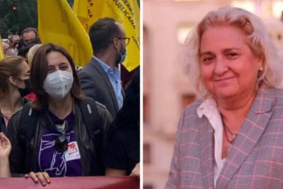 La consellera Rosa Pérez y la concejala del PP Ferer San Segundo