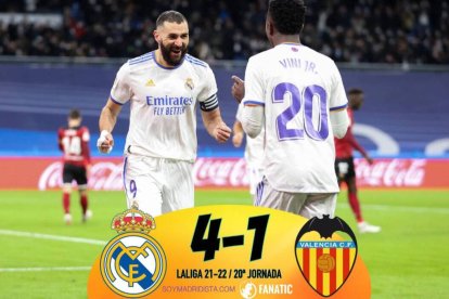 Real Madrid 4-1 Valencia: 'Vin-Ben', Patrimonio de la Humanidad