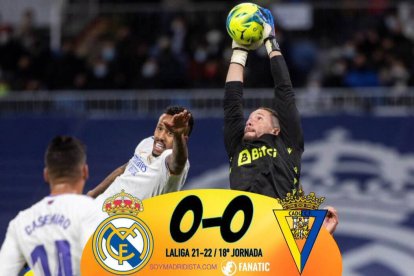 Real Madrid 0 – 0 Cádiz: El Madrid gripa ante el Cádiz