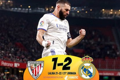 Athletic 1 – 2 Real Madrid: El rugido del líder