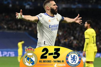 Real Madrid 2 – 3 Chelsea: El poder del rey