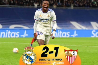 Real Madrid 2 – 1 Sevilla: Vinicius Superstar