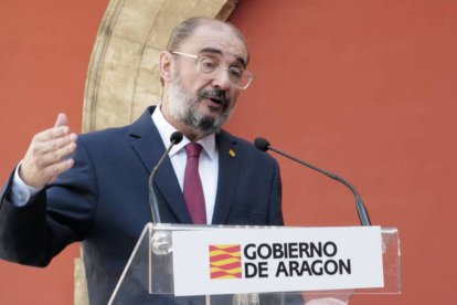 El presidente de Aragón, Javier Lambán (PSOE).