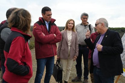 El presidente del Gobierno, Pedro Sánchez, en una visita al Parque Nacional de Doñana en diciembre de 2022