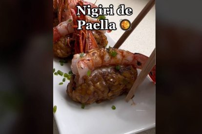 Nigiri de Paella