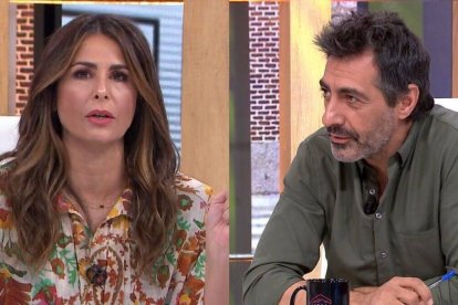 Nuria Roca y Juan del Val, presentadora y colaborador de La Sexta.