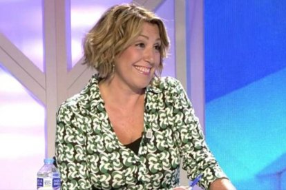 La expresidenta de la Junta de Andalucía y senadora, Susana Díaz, en Cuatro TV.