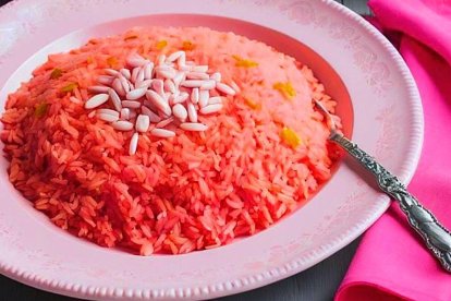 Arroz rosa meixcano