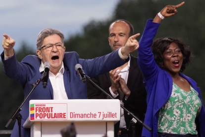 Jean-Luc Mélenchon, líder del Nuevo Frente Popular