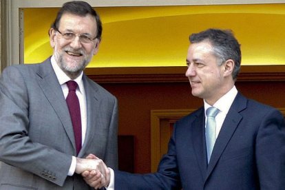 Rajoy y Urkullu, presidentes del PP y del PNV