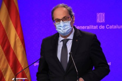 El presidente catalán, Quim Torra