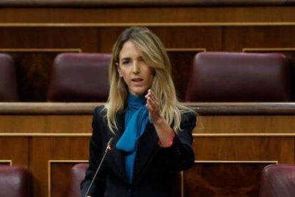 Cayetana Álvarez de Toledo, en el Congreso de los Diputados.