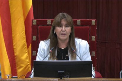 Laura Borràs, la imputada presidenta del Parlament de