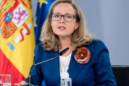 La vicepresidenta primera y ministra de Asuntos Económicos y Transformación Digital, Nadia Calviño