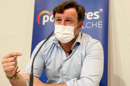 Pablo Ruz, portavoz del Grupo Municipal del Partido Popular de Elche