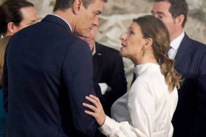 Pedro Sánchez y Yolanda Díaz