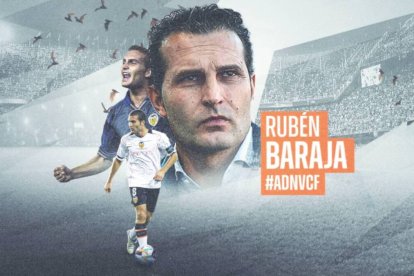 Imagen del anuncio del Valencia en el que se confirma que Baraja será el nuevo entrenador Valencia C.F. - VALENCIA CF